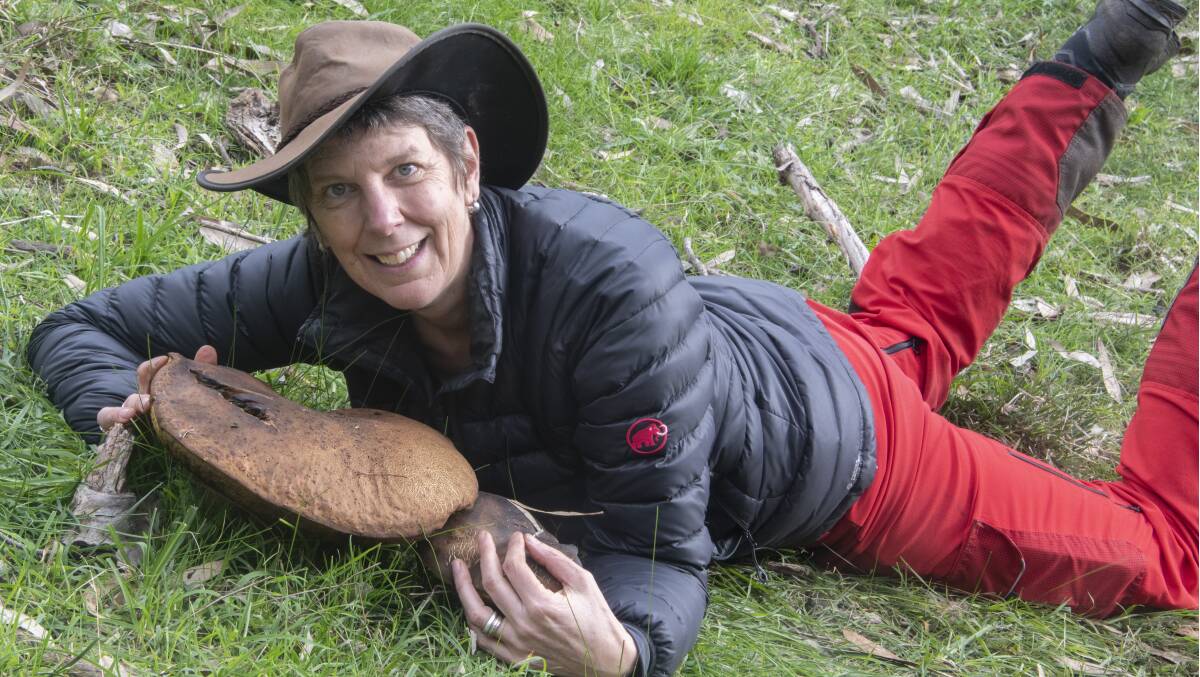 Alison Pouliot thinks all fungi are magic. She will be in the Eurobodalla and Bega Valley Shires in late June/early July for the Fungi Feastival. Picture supplied.