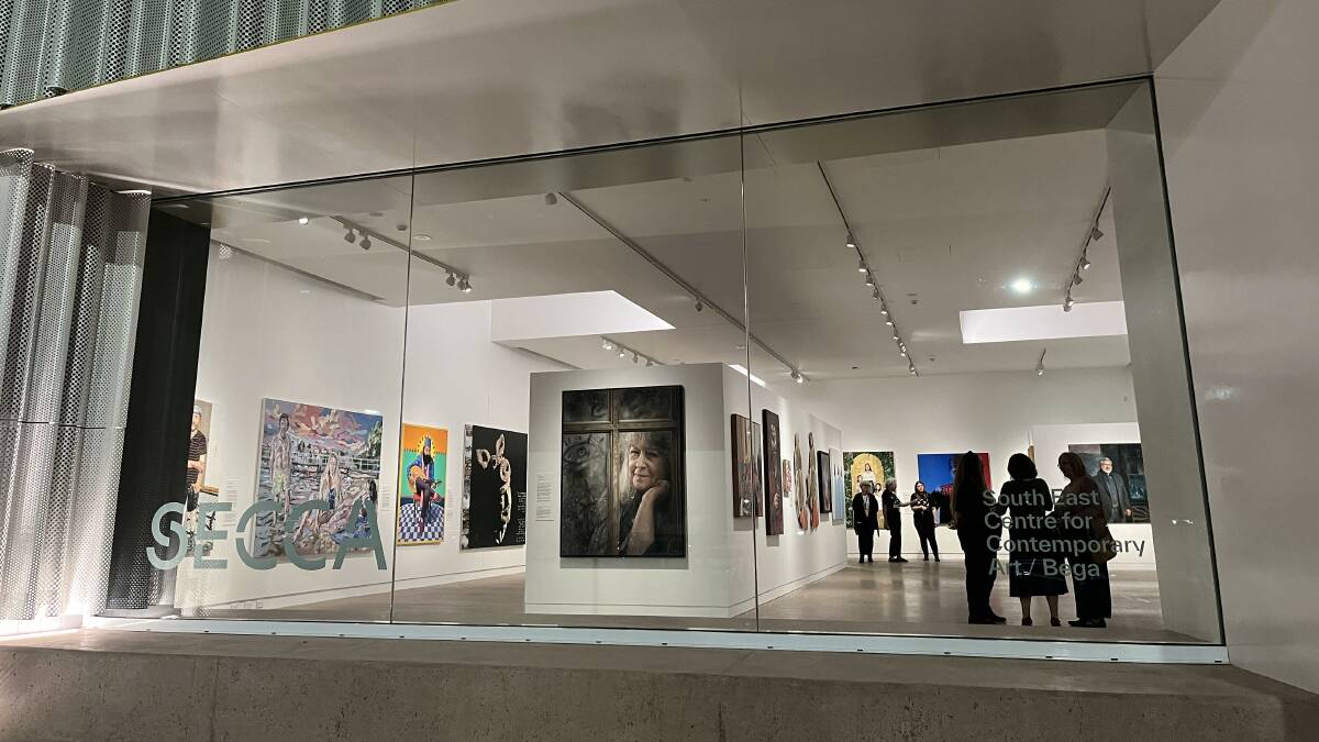 The Archibald Prize Exhibition at SECCA in early 2024. Picture by Jimmy Parker