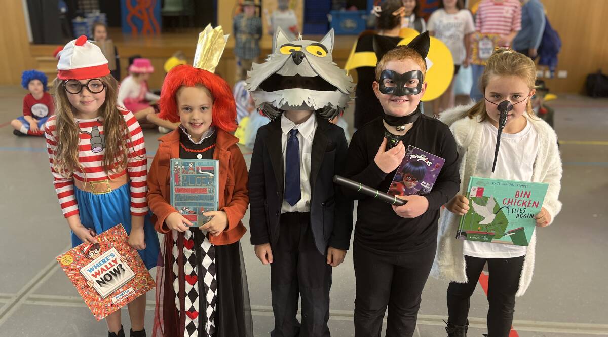 Primary school students dressed up as a whole host of characters for Book Week. Picture by James Parker