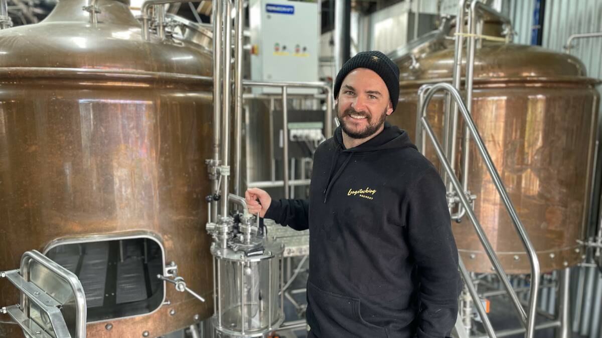 Head brewer at Longstocking Brewery Matt Burnett. Picture by James Parker