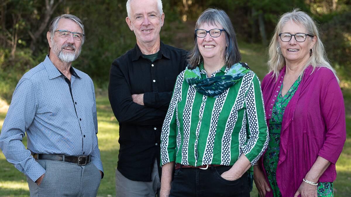 The Greens candidates for the upcoming local elections - Charlie Bell, Niall O'Donnell, Colleen Turner and Joslyn van der Moolen. Picture supplied.