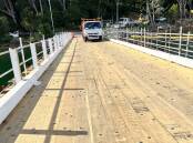 Major restoration work on Wallaga Lake Bridge is coming to an end, with the crossing reopening to traffic on July 29. Picture by Roger Smyth