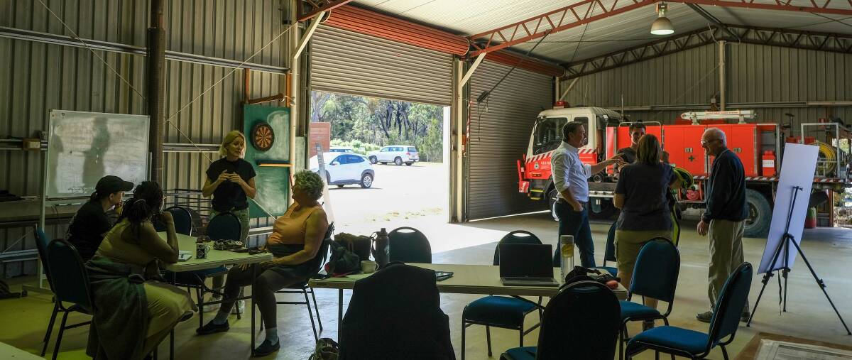 There was a drop-in session at the Wonboyn RFS shed the day after the Eden consultation. Picture supplied