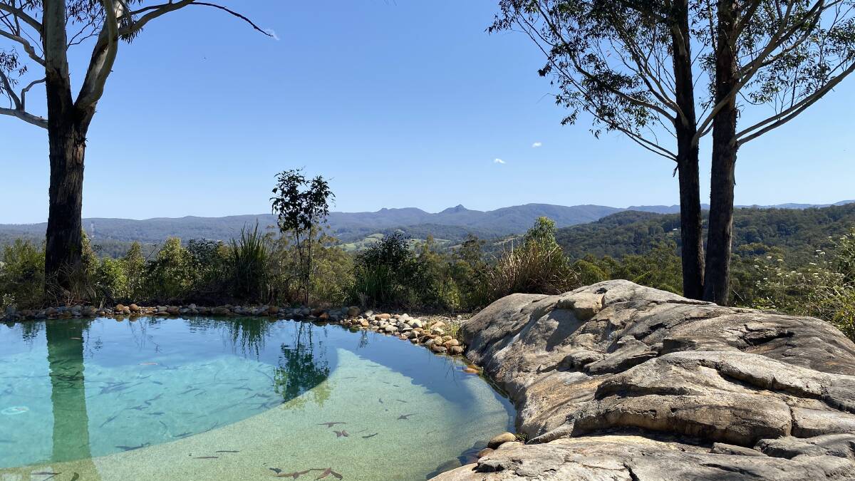View from the infinity pool at Stewarts River. Picture by Julia Driscoll.